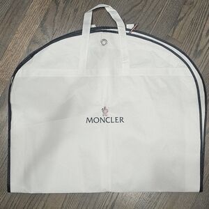 Moncler White Garment Bag
